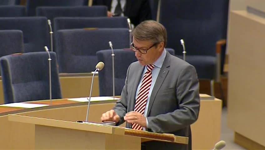Stillbild från Interpellationsdebatt, Granskning av apoteken