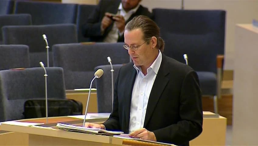 Stillbild från Interpellationsdebatt, Resurser mot skattefusk