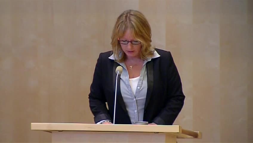 Stillbild från Debatt om förslag, Vårändringsbudget för 2012