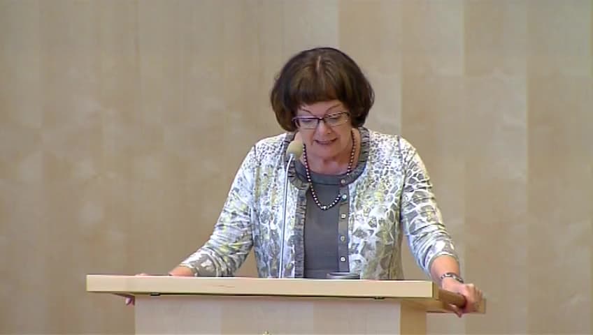 Stillbild från Debatt om förslag, Litteratur, språk, läsande och bibliotek