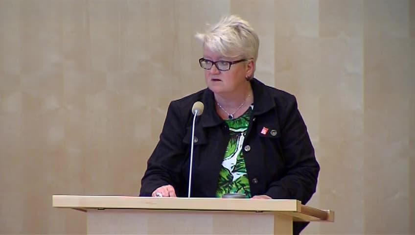 Stillbild från Debatt om förslag, Vägen till nära-nollenergibyggnader