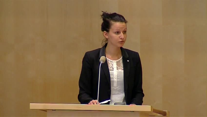 Stillbild från Debatt om förslag, Djurskydd och djur som används för vetenskapliga ändamål