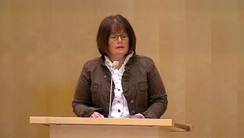 Stillbild från Debatt om förslag, Diskriminering som har samband med kön i fråga om försäkringstjänster m.m.