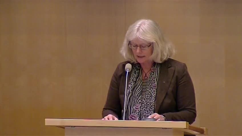 Stillbild från Debatt om förslag, Kulturskaparnas villkor och kultur i det offentliga rummet