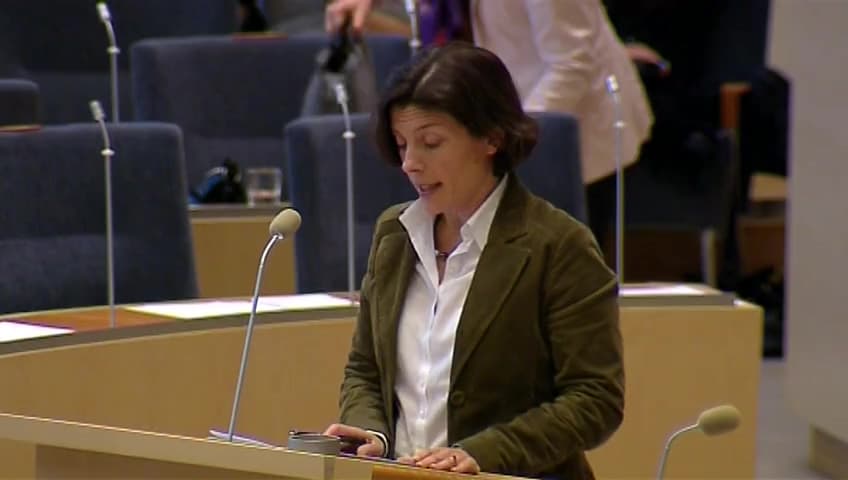 Stillbild från Interpellationsdebatt, Hoten mot vår säkerhet
