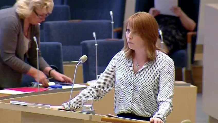 Stillbild från Interpellationsdebatt, Näringspolitiken