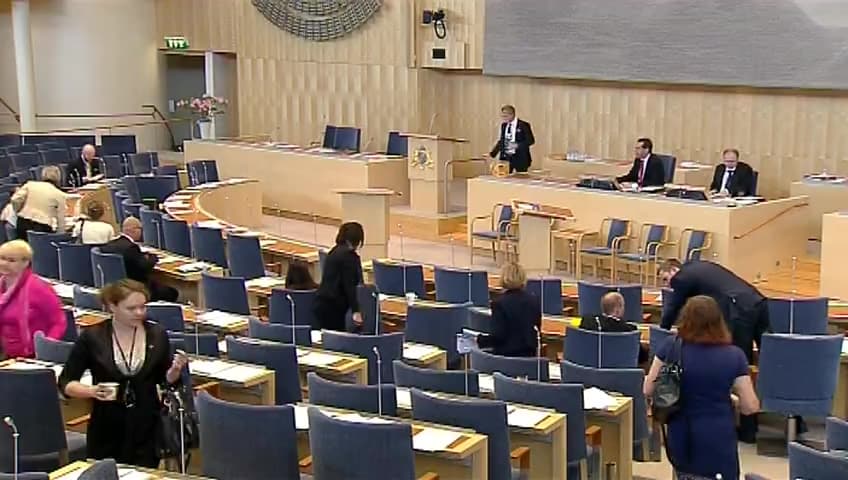 Stillbild från Debatt om förslag, Subsidiaritetsprövning av förslag till Monti II-förordning