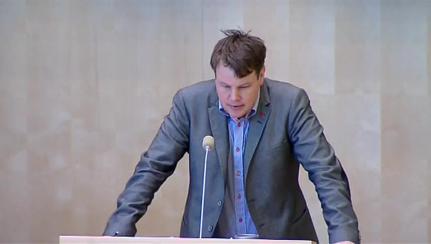 Stillbild från Debatt om förslag, Avfall och kretslopp