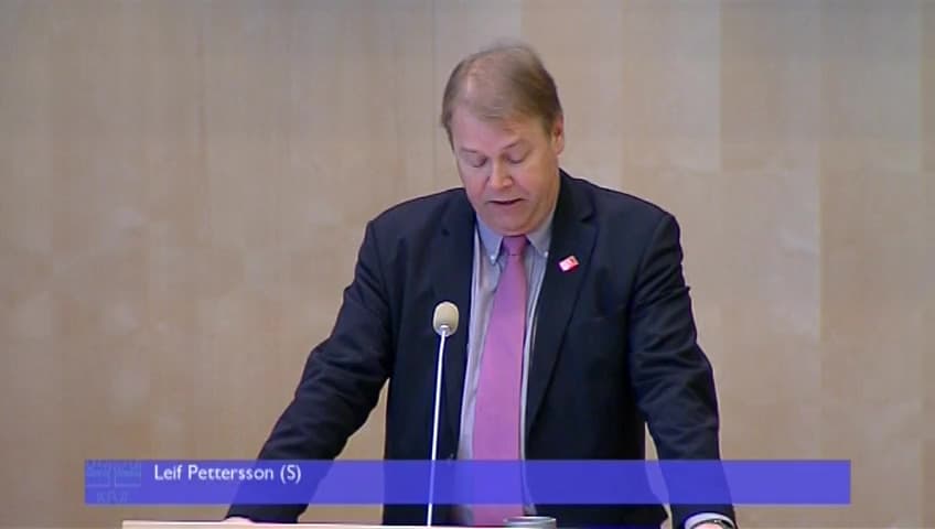 Stillbild från Debatt om förslag, Yrkestrafik och taxi