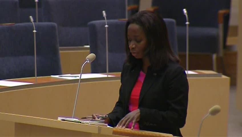 Stillbild från Interpellationsdebatt, Regelförenklingar för föreningslivet