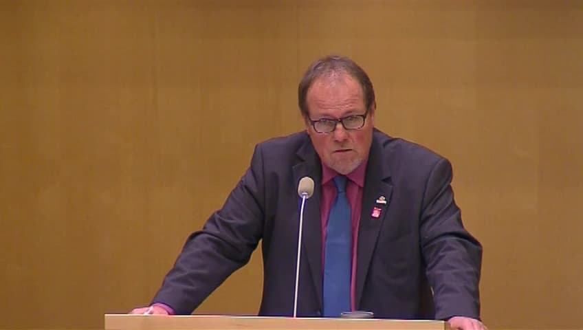 Stillbild från Debatt om förslag, Vissa arbetsrättsliga frågor