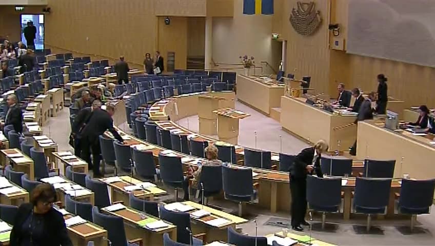 Stillbild från Debatt om förslag, Europeiskt tillsynssamarbete på finansmarknadsområdet