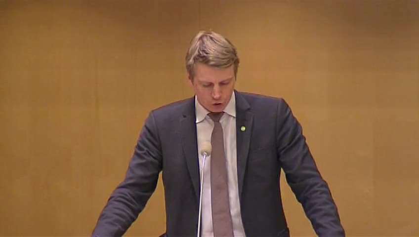 Stillbild från Debatt om förslag, Bredare mått på samhällsutvecklingen