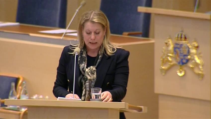 Stillbild från Interpellationsdebatt, Infrastruktur i Pajala