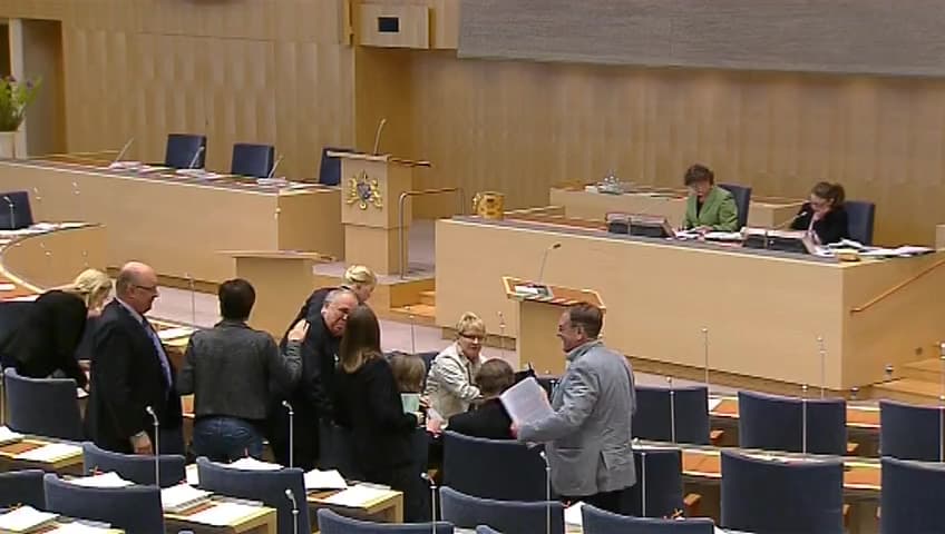 Stillbild från Debatt om förslag, Straff för överträdelser av EU-regler om kemikalier