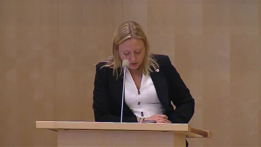 Stillbild från Debatt om förslag, Jakt och viltvård