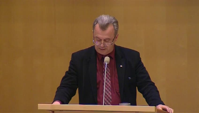 Stillbild från Debatt om förslag, Statlig förvaltning