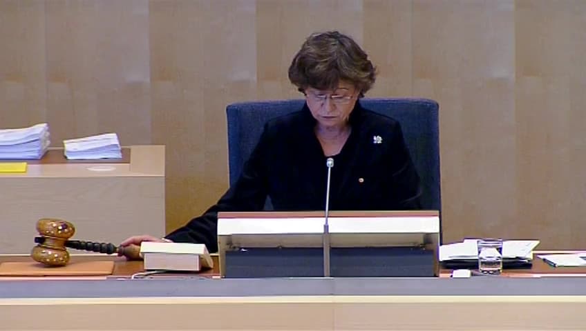 Stillbild från Debatt om förslag, Subsidiaritetsprövning av kommissionens förslag om ändring av förordning vad gäller information till allmänheten om receptbelagda humanläkemedel