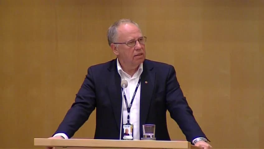 Stillbild från Debatt om förslag, Allmänna motioner om mervärdesskatt