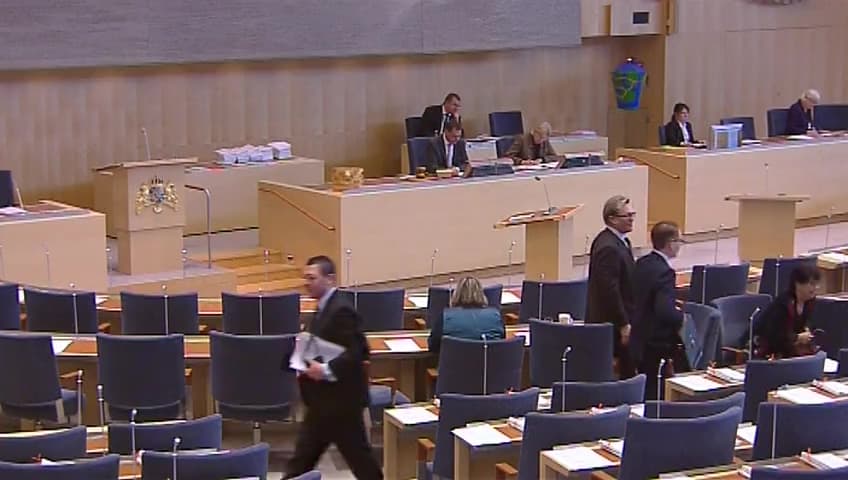 Stillbild från Debatt om förslag, Subsidiaritetsprövning av förslag till Europaparlamentets och rådets direktiv om offentlig upphandling