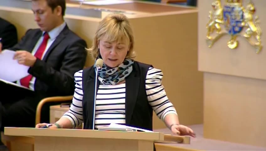 Stillbild från Interpellationsdebatt, Krafttag mot oseriös åkerinäring som slår ut den seriösa åkerinäringen