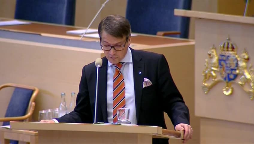 Stillbild från Interpellationsdebatt, Apoteken och medicinbrist