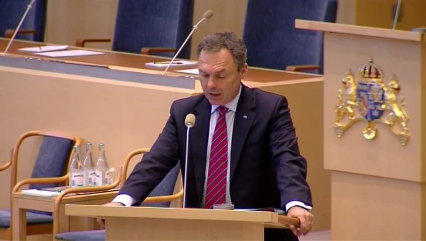 Stillbild från Interpellationsdebatt, It i skolan