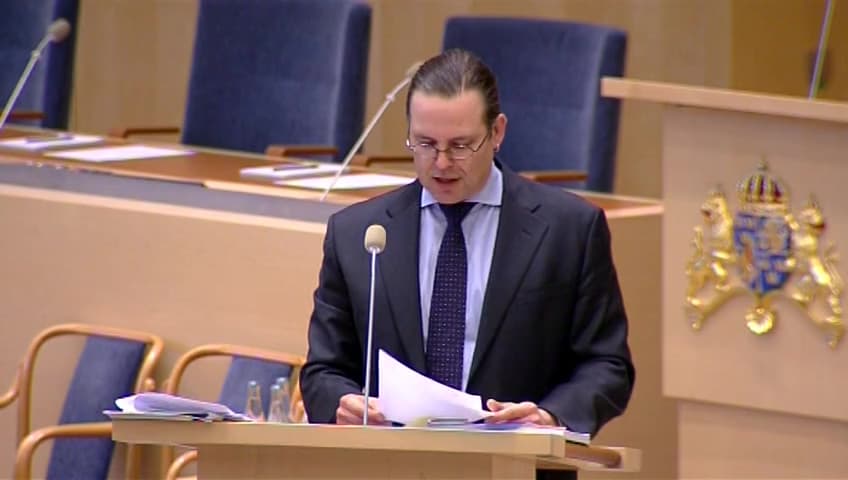 Stillbild från Interpellationsdebatt, Svensk industris framtid