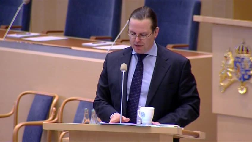 Stillbild från Interpellationsdebatt, Den ekonomiska ojämlikheten