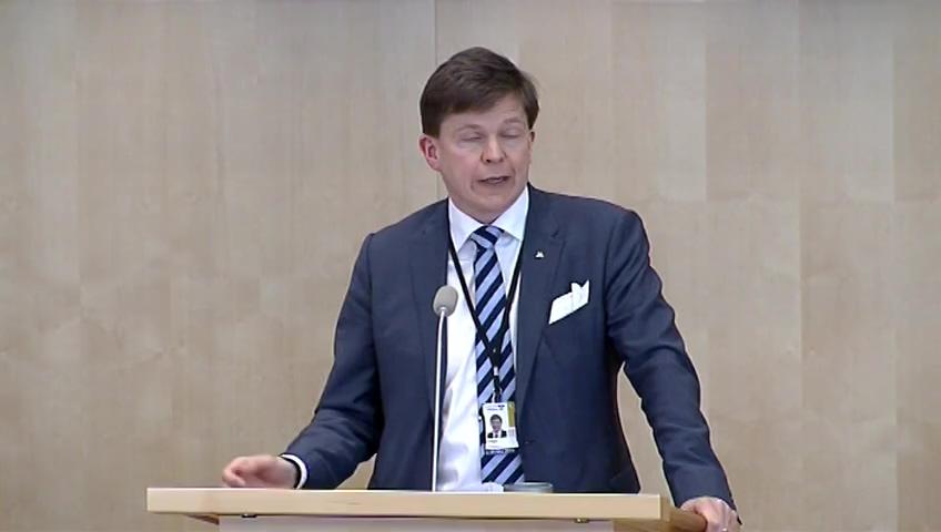 Stillbild från Debatt om förslag, Författningsfrågor