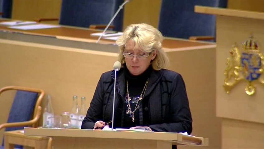 Stillbild från Interpellationsdebatt, Klimatpolitiken efter Durban