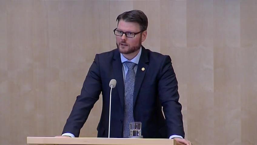 Stillbild från Debatt om förslag, Trafiksäkerhet