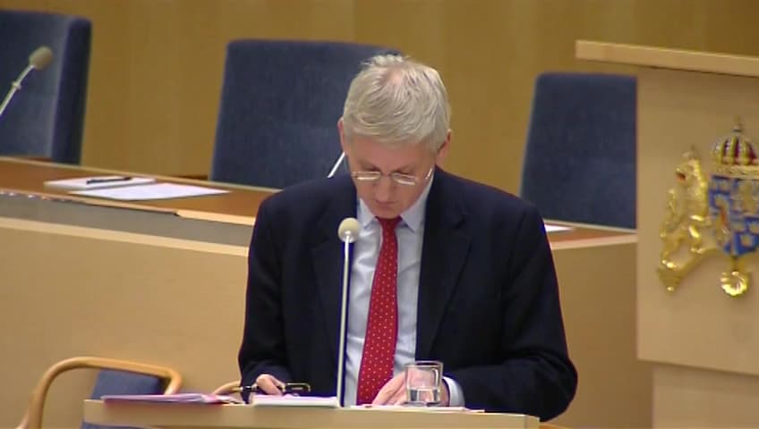 Stillbild från Interpellationsdebatt, Moratorium för olje- och gasutvinning i Arktis