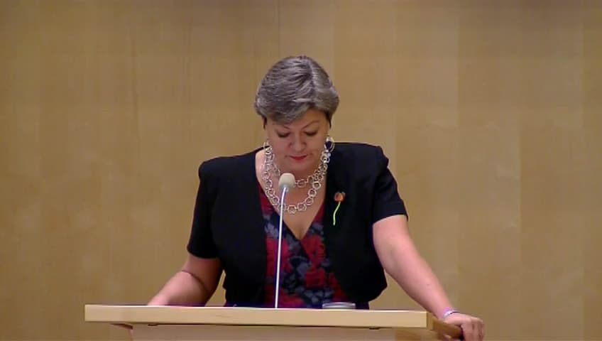 Stillbild från Debatt om förslag, Utgiftsområde 14 Arbetsmarknad och arbetsliv