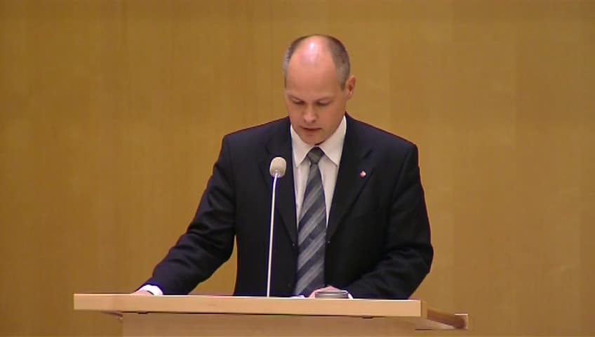 Stillbild från Debatt om förslag, Utgiftsområde 4 Rättsväsendet