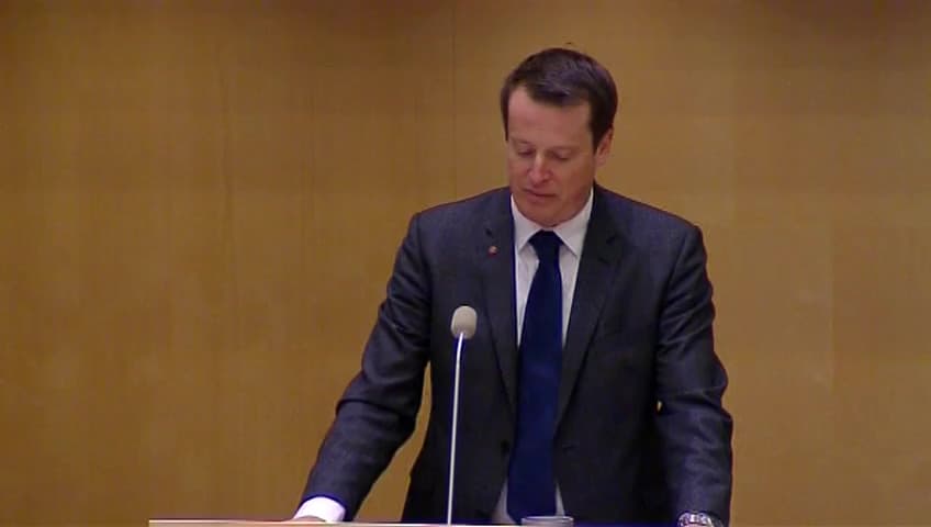 Stillbild från Debatt om förslag, Utgiftsområde 22 Kommunikationer