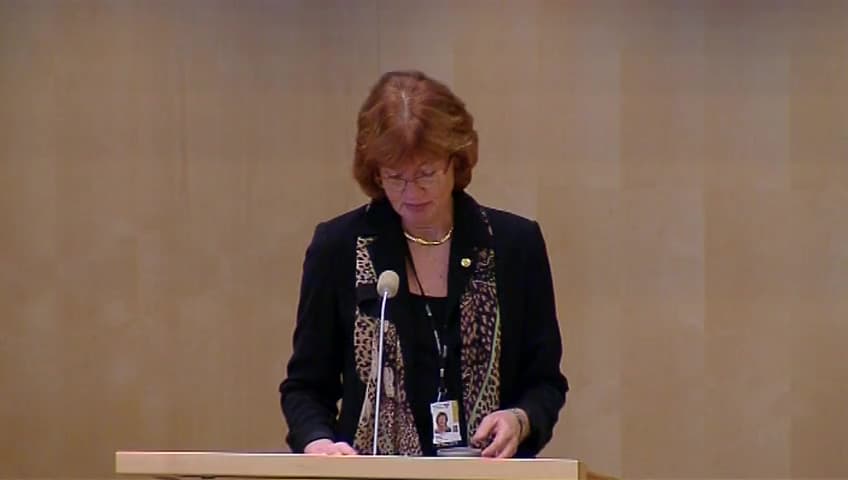 Stillbild från Debatt om förslag, Sekretess hos Försvarsexportmyndigheten samt vissa ändringar om immunitet och privilegier