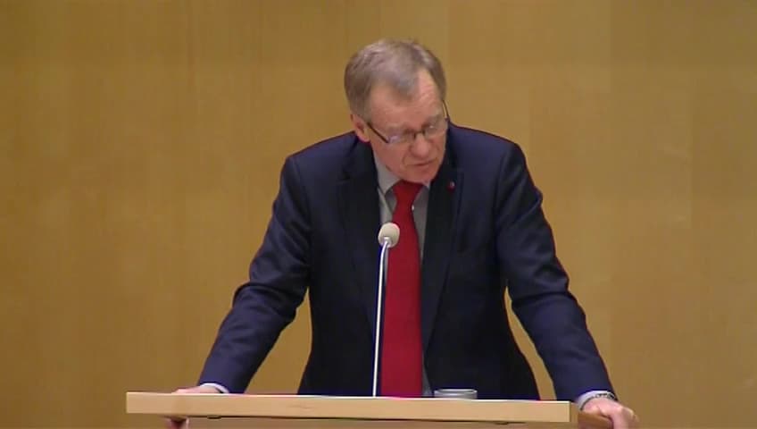 Stillbild från Debatt om förslag, Statliga företag