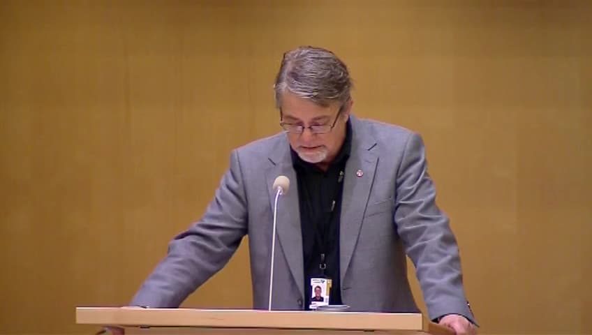 Stillbild från Debatt om förslag, AP-fondernas verksamhet t.o.m. 2010