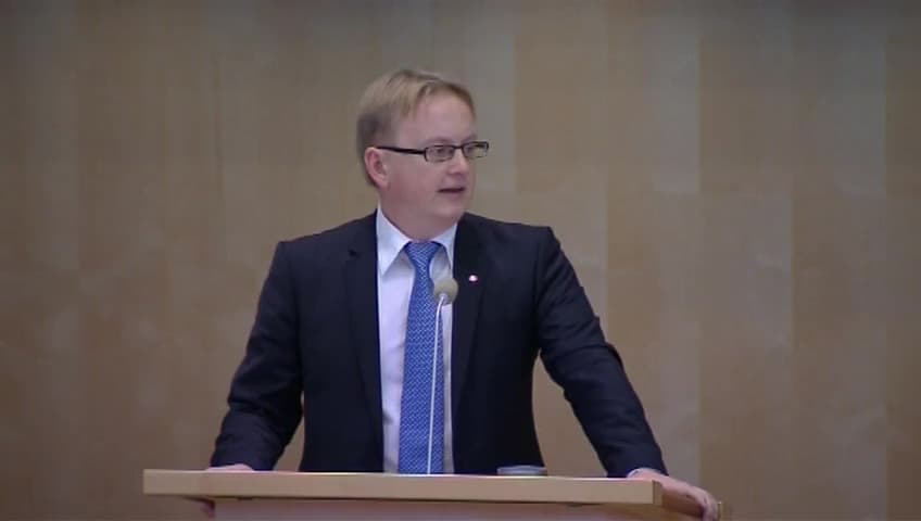 Stillbild från Debatt om förslag, Subsidiaritetsprövning av kommissionens förslag om skatt på finansiella transaktioner