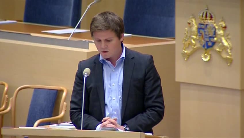 Stillbild från Interpellationsdebatt, Brister i tillgänglighet som grund för diskriminering