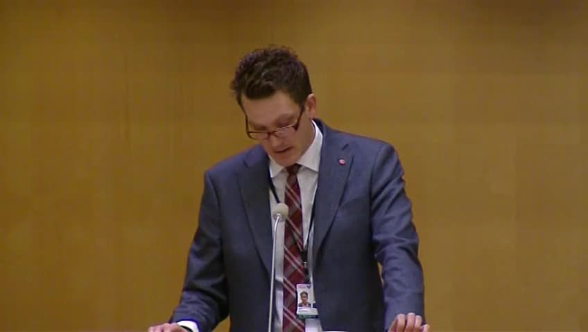 Stillbild från Debatt om förslag, Avgifter enligt lagen om ansvar och ersättning vid radiologiska olyckor
