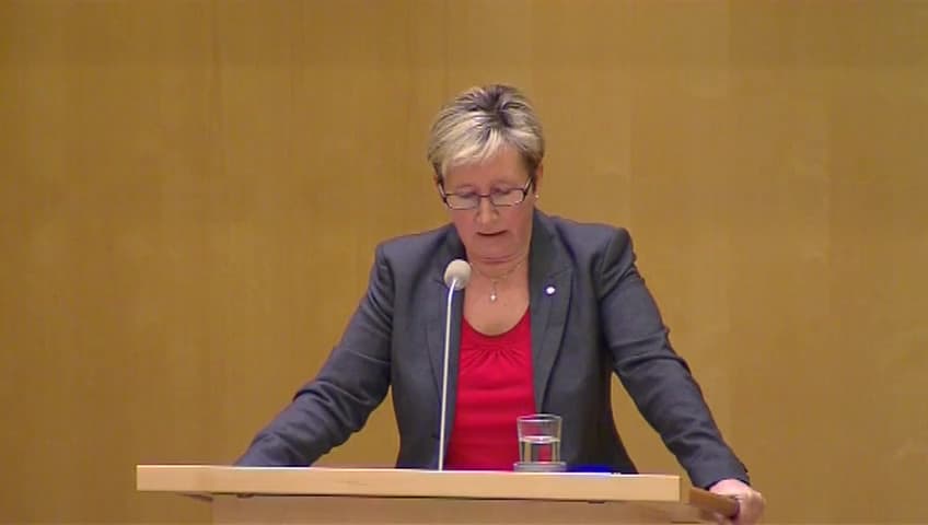 Stillbild från Debatt om förslag, Utgiftsområde 8 Migration