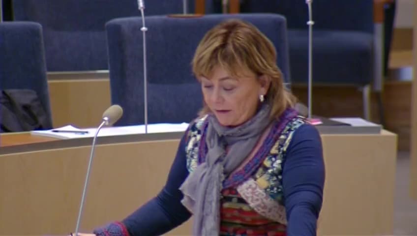 Stillbild från Interpellationsdebatt, Förstärkt konsumentskydd vid tvist mellan trafikskadad och försäkringsbolag