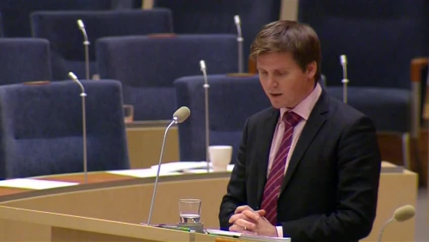 Stillbild från Interpellationsdebatt, Utrikesfödda kvinnors situation på arbetsmarknaden