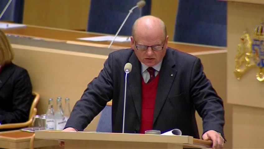 Stillbild från Interpellationsdebatt, Hästforskningens framtid