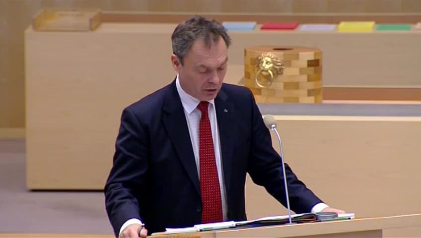 Stillbild från Interpellationsdebatt, Bredare rekrytering i övergången till högskolan