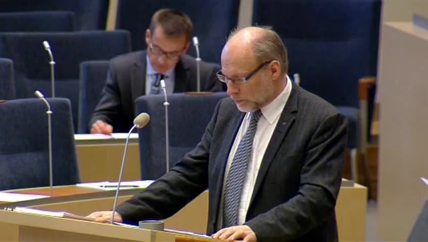 Stillbild från Interpellationsdebatt, Bostadssituationen i Borlänge