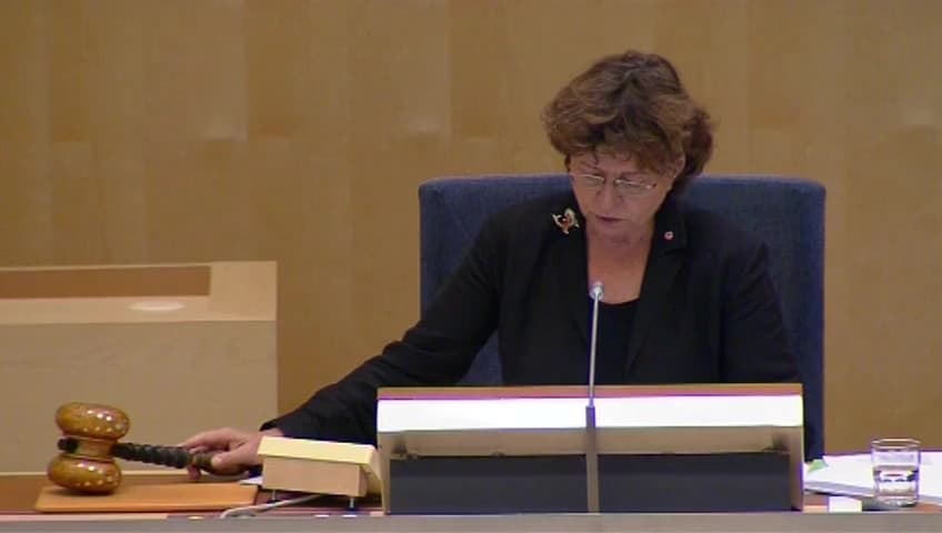 Stillbild från Debatt om förslag, Subsidiaritetsprövning av EU-kommissionens förslag till direktiv om energieffektivitet