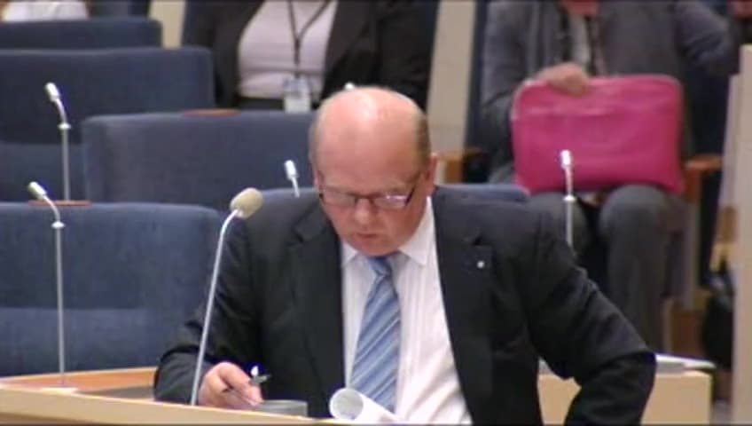 Stillbild från Interpellationsdebatt, Behov av skydd mot rovdjur